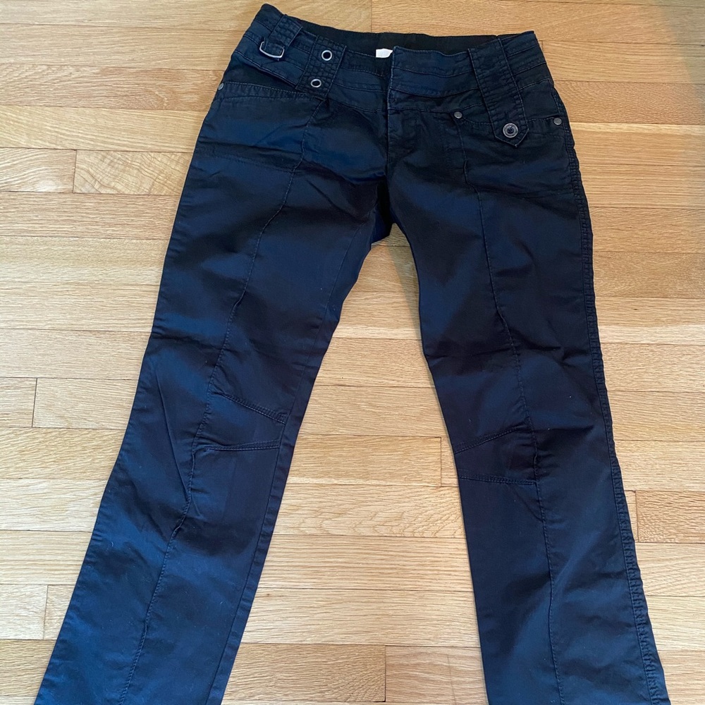Diesel black pants 27